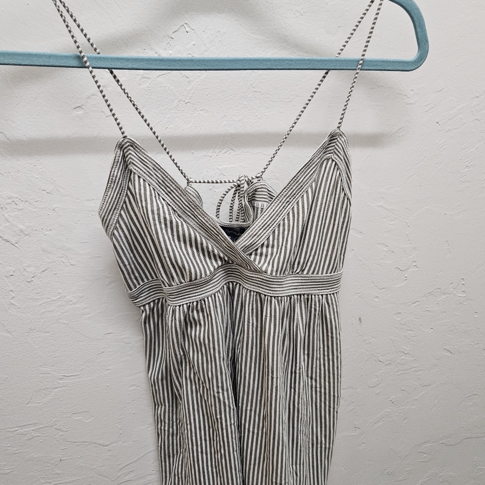 Striped babydoll cami